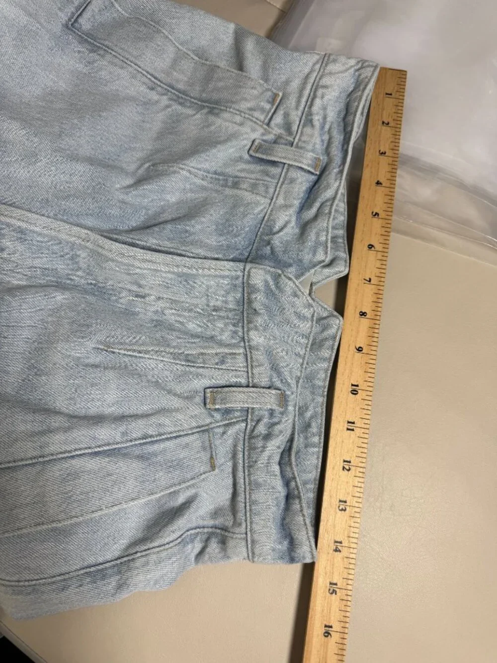 Citizens Of Humanity Surplus Gema High Rise Light Wash Cargo Jeans 28 Blue